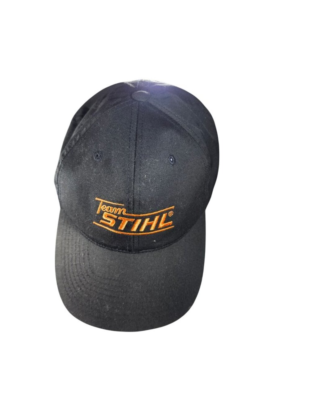 Team STIHL cap Black Adjustable Snapback Hat Embroidered Unisex Cotton Blend